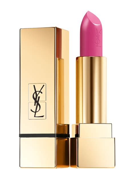 ysl rouge pur couture fuchsia innocent swatch|YSL rouge lipstick review.